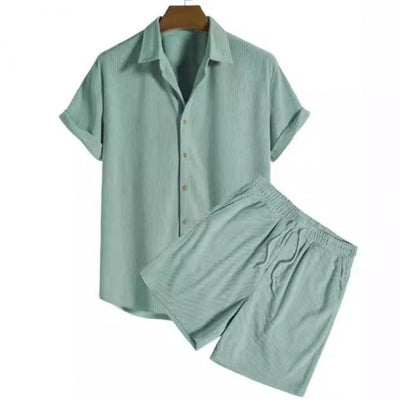 Conjunto de Playa Holgado: Playera y Shorts Cómodos - Image 2