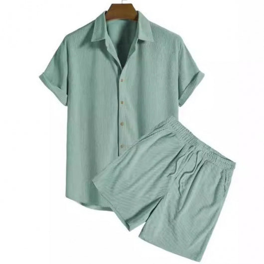 Conjunto de Playa Holgado: Playera y Shorts Cómodos - Image 2