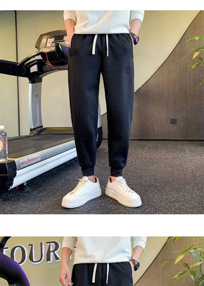 Pantalones Deportivos Versátiles para Hombre en Colores Sólidos - Image 9