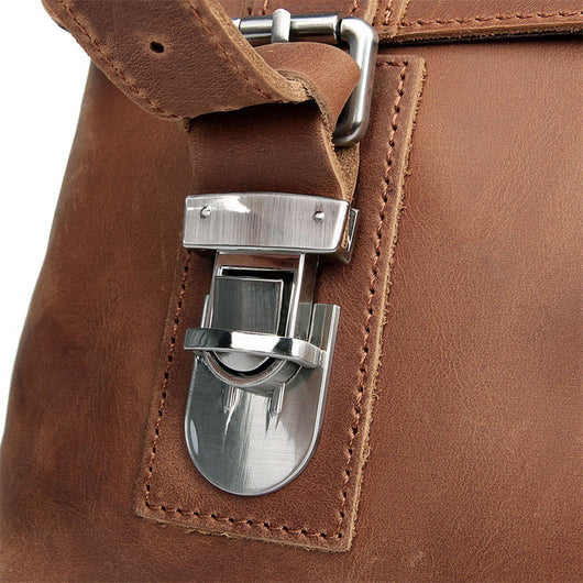 Bolso Bandolera de Cuero Vintage para Hombre - Image 10