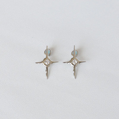 Pendientes de Cruz con Brillantes, Diseño Sencillo y Elegante - Image 20