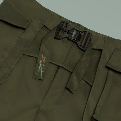 Pantalones Anchos Cropped Estilo Punk Funcional para Hombre - Image 8