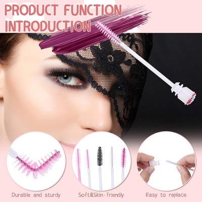 Cepillos Desechables para Pestañas y Rímel - Set de 10 a 50 Spoolies Diamond Lash en 4 Colores - Image 10