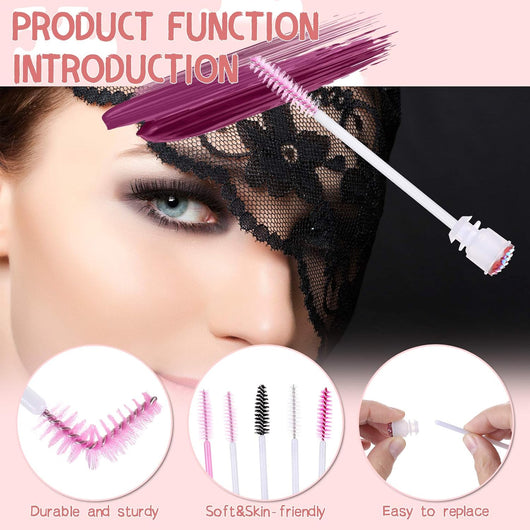 Cepillos Desechables para Pestañas y Rímel - Set de 10 a 50 Spoolies Diamond Lash en 4 Colores - Image 10