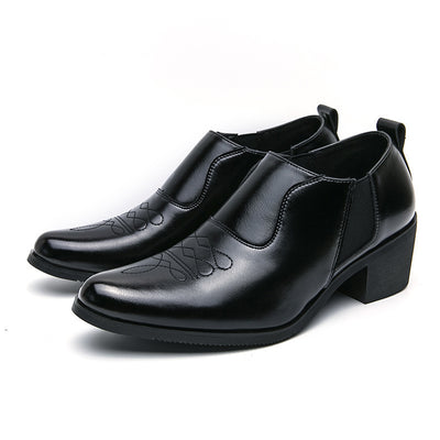 Zapatos Formales de Cuero para Hombre con Altura Aumentada - Image 5