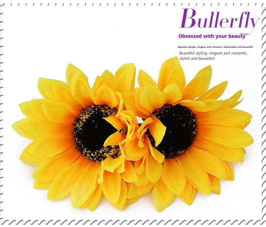 Pasadores Girasol de Moda para Niñas - Accesorios Vacacionales - Image 12