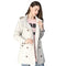 Chaqueta Cortavientos Impermeable de Largo Medio para Uso Diario