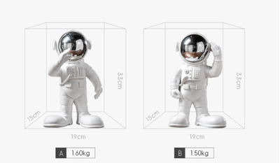 Figura Decorativa Astronauta en Resina - Modelo Artesanal - Image 8