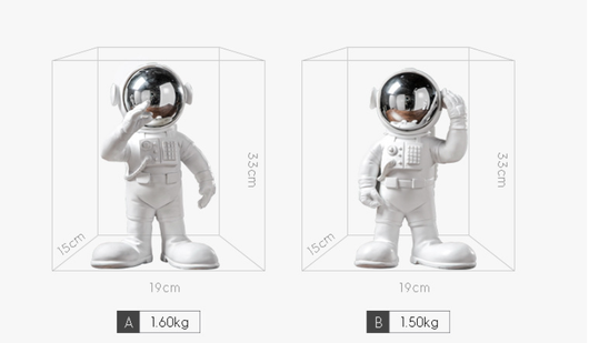 Figura Decorativa Astronauta en Resina - Modelo Artesanal - Image 8