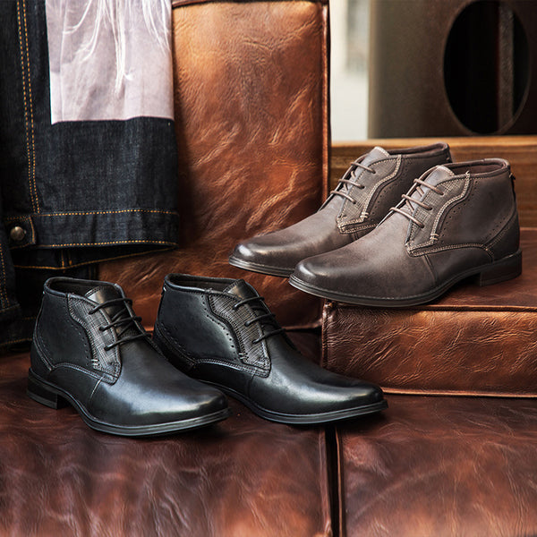Botas Altas de Cuero Premium Estilo Caballero Inglés para Hombre
