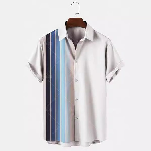 Camisa Hawaiana Casual 3D Estampada para Hombre - Estilo Vacacional Playa - Image 5