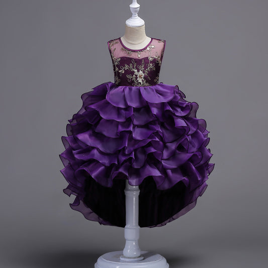 Disfraz de Princesa Tutú Esponjoso para Niñas - Vestido de Actuación Deluxe