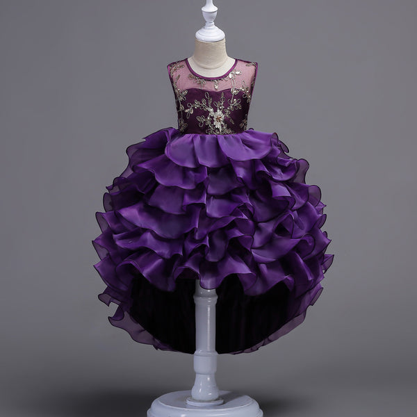 Disfraz de Princesa Tutú Esponjoso para Niñas - Vestido de Actuación Deluxe
