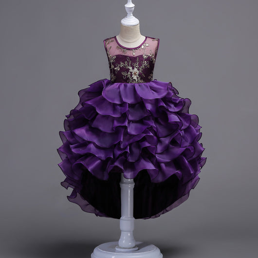 Disfraz de Princesa Tutú Esponjoso para Niñas - Vestido de Actuación Deluxe
