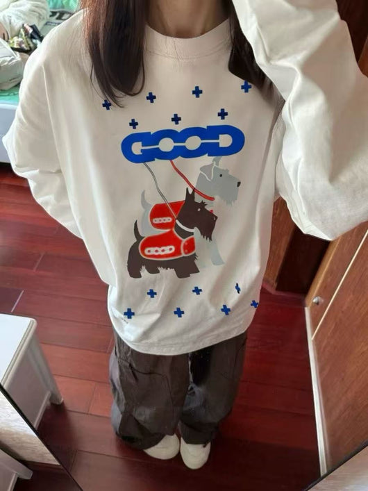 Blusa Retro de Manga Larga para Tallas Grandes - Image 8