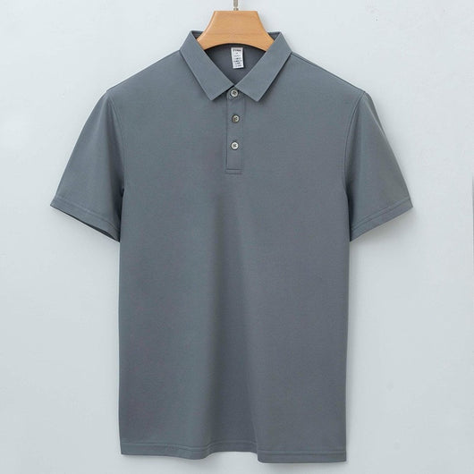 Polo de Seda Morera para Hombre - Camiseta Casual de Manga Corta - Image 7
