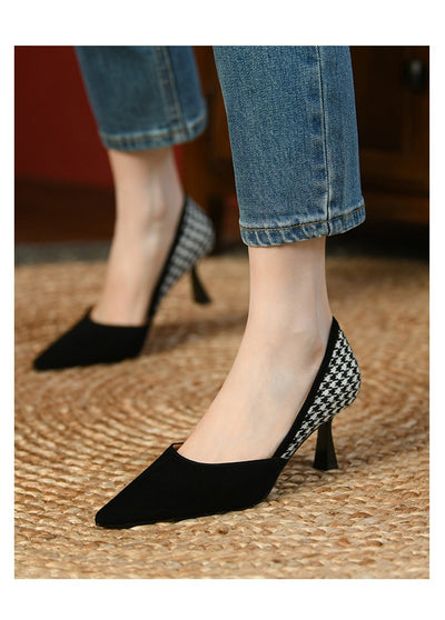 Zapato Francés de Tacón Bajo y Punta Cerrada - Image 6