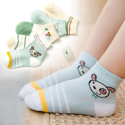 Calcetines de Algodón Transpirable para Bebé - Comodidad de Verano - Image 8