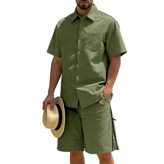 Conjunto de Dos Piezas: Camisa Manga Corta y Shorts con Cordón - Image 32