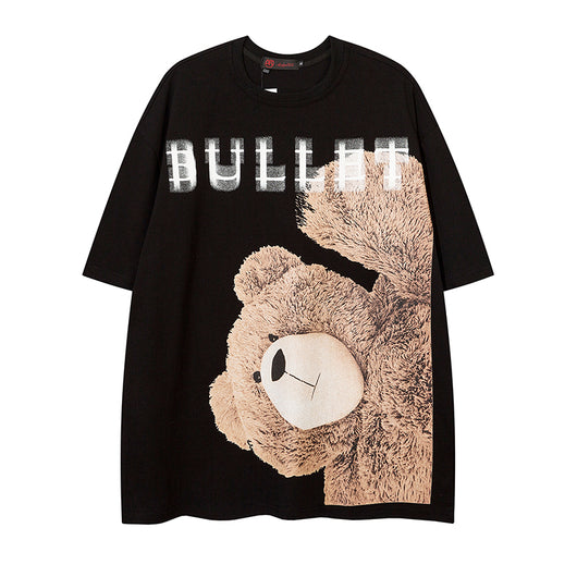 Camiseta de Manga Corta con Estampado de Oso para Hombre - Image 12