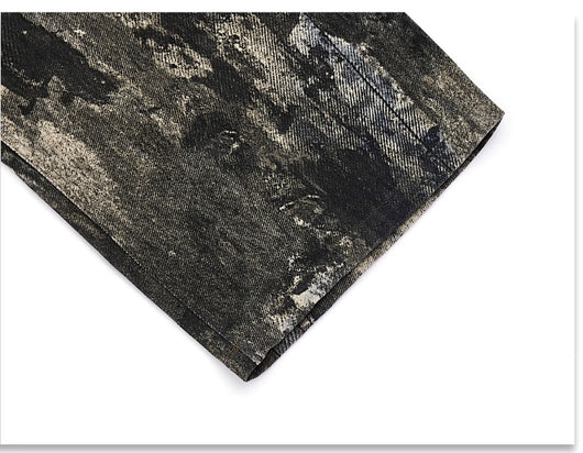 Jeans Desgastados con Estampado 3D Efecto Industrial Splash - Image 17