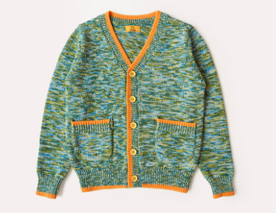 Cardigan Tejido Infantil con Estampa Floral - Abrigo Suéter para Niñas y Niños - Image 6