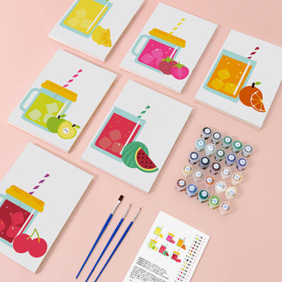 Kit de Pintura al Óleo Digital DIY - Paisajes y Flores - Image 17