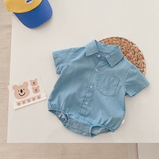 Mameluco Infantil Estilo Vaquero para Niño - Ropa Gentleman