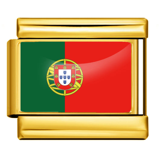 Pulsera Italiana con Resina Epóxica y Banderas del Mundo - Image 54