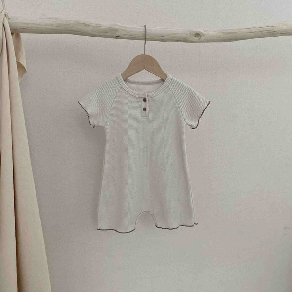 Enterizo Casual de Manga Corta para Bebé - Ideal para Salidas