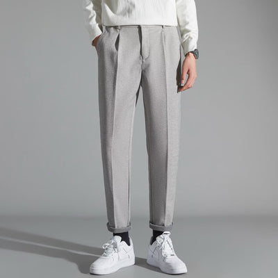Pantalones Casuales Slim Fit en Lana para Hombre - Image 9