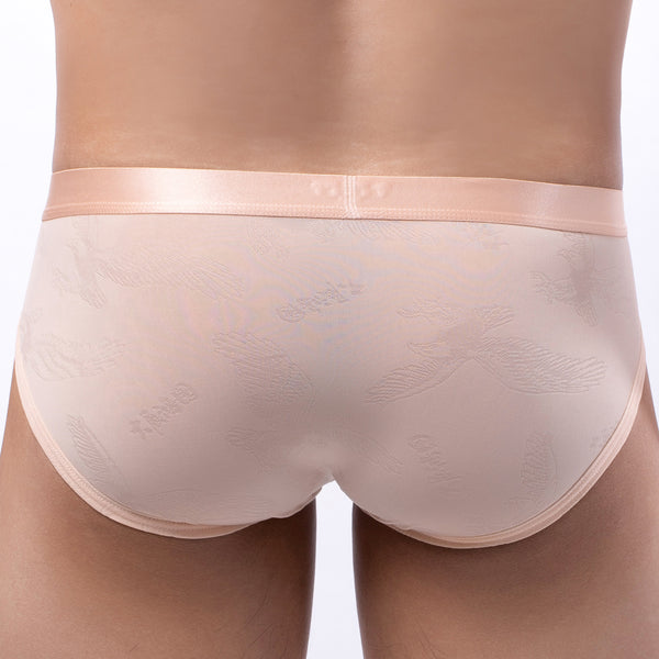 Calzoncillos Hombre Seda de Hielo Jacquard Transparente