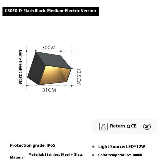 Reflector Solar LED Exterior Impermeable Negro - Image 8