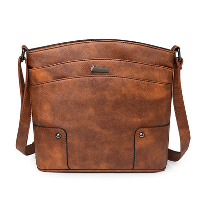 Bolso Bandolera Retro Multicapa PU - Diseño Minimalista de Alto Nivel - Image 9