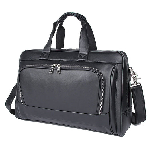 Maletín de Negocios en Cuero Genuino - Bolsa para Laptop 17" Premium Nappa - Image 19