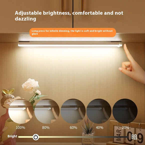Lámpara LED con Sensor Infrarrojo y Carga Magnética para Armario, Vinoteca y Dormitorio