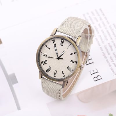 Reloj de Cuarzo para Mujer con Correa Denim Casual - Image 12