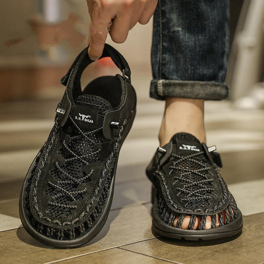 Sandalias Deportivas Tejidas con Drenaje Rápido para Senderismo y Trekking - Image 16