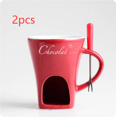 Set de Tazas Fondue Personal - Kit Derretidor de Chocolate, Queso y Postres - Image 11