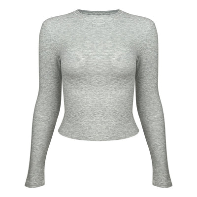 Playera Deportiva Mujer Manga Larga Ajustada para Yoga y Fitness - Image 6