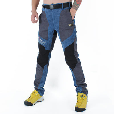 Pantalones de Senderismo Impermeables Slim Fit con Forro Polar para Hombre - Image 22