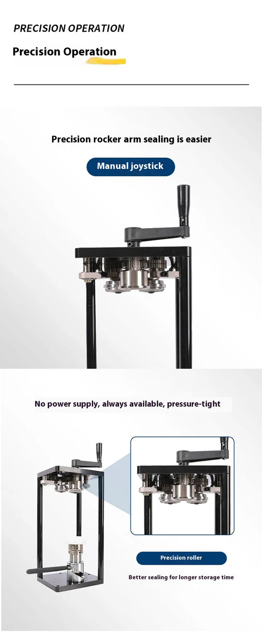 Máquina Capsuladora Manual Pure Can Seamer - Image 11