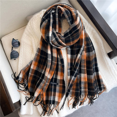 Bufanda Larga de Cachemira Fina para Otoño e Invierno Unisex - Image 6