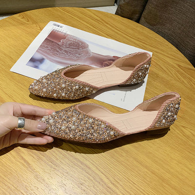 Zapatos de Tacón con Perlitas y Cristales para Mujer - Image 4