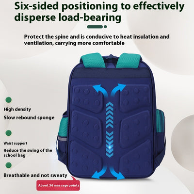 Mochila Escolar Ergonómica de Protección Espinal para Niños - Image 4