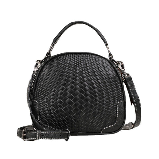 Bolso de Cuero Genuino Tejido con Asa para el Hombro - Image 10