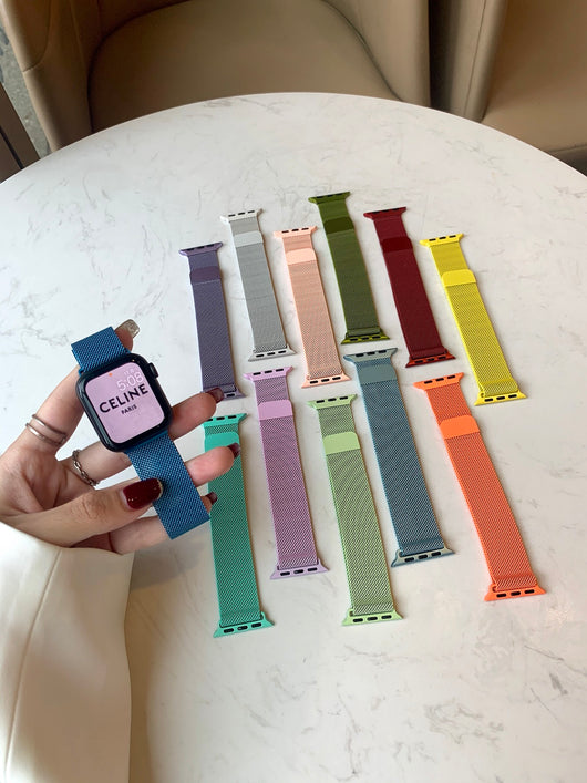 Correa Milanesa Magnética para Apple Watch - Compatible con Todas las Generaciones - Image 21