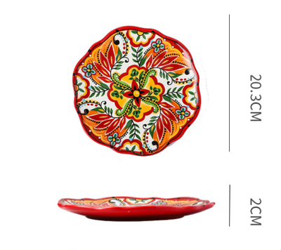 Vajilla Cerámica Bohemia con Diseño Artesanal - Image 14