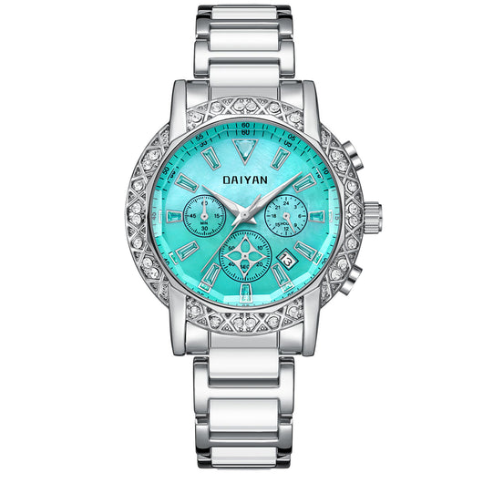 Reloj de Lujo Versátil para Mujer - Resistente al Agua con Diamantes - Image 6