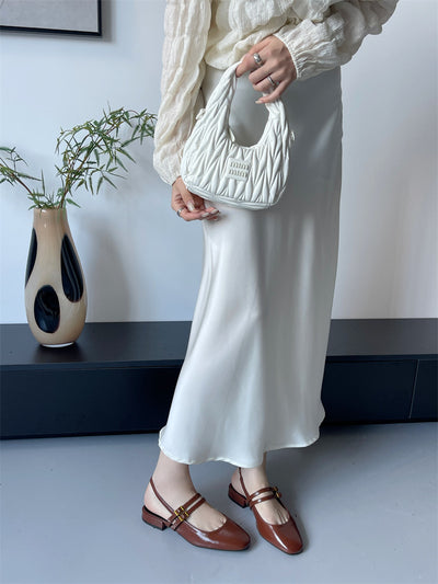 Sandalias Tipo Mocasín con Hebilla y Punta Cuadrada para Mujer - Image 25